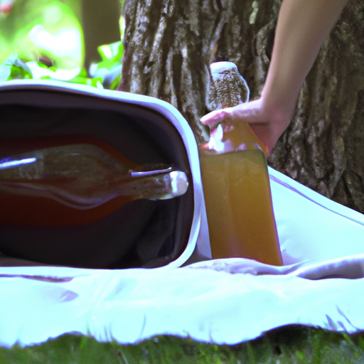 Taking hard kombucha on a picnic