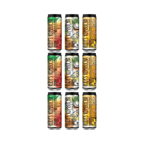 Tropical Kombucha Set Verfrissende Probiotische Dranke (9x330ml)